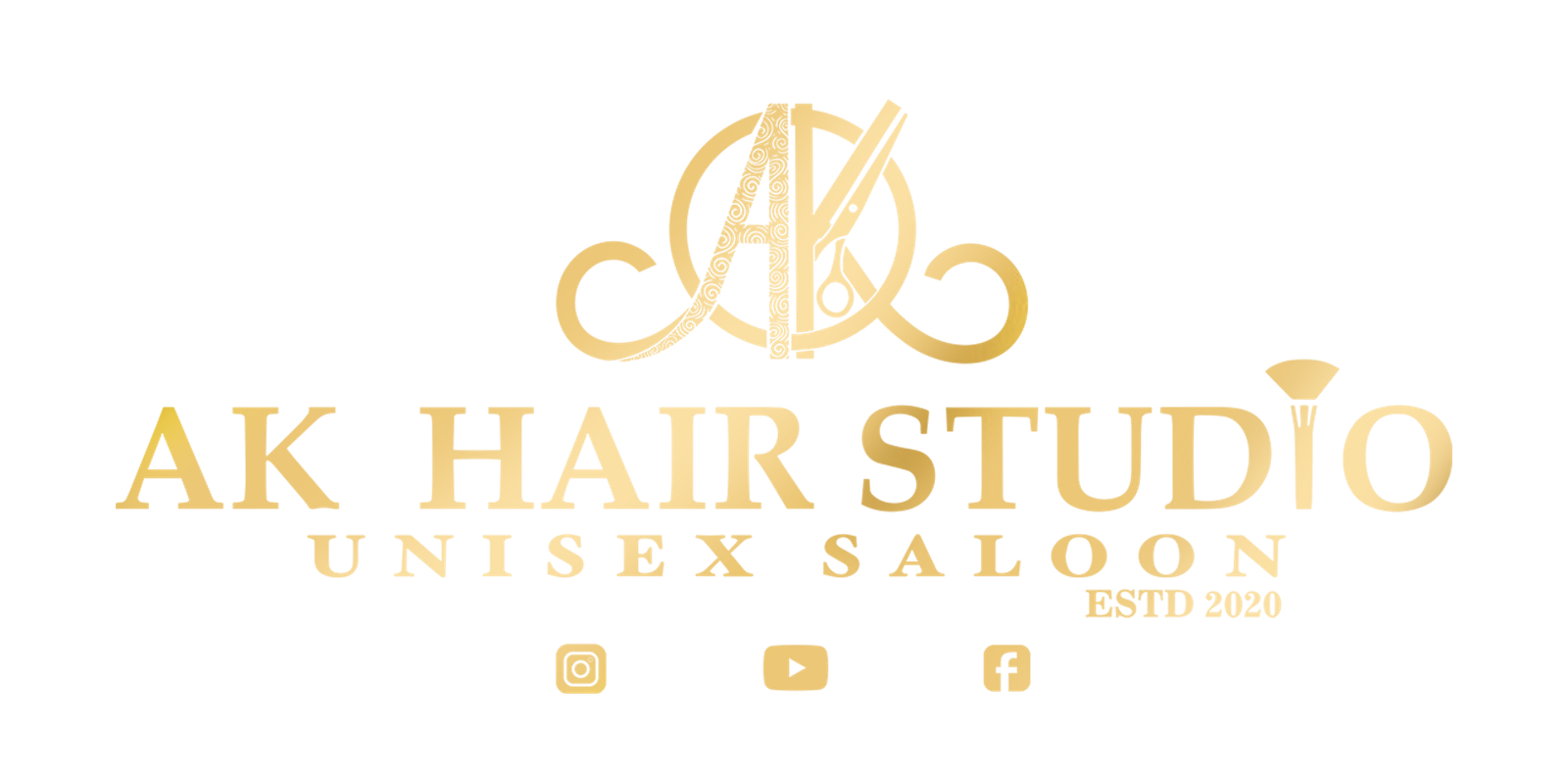 AK Hair Studio Logo